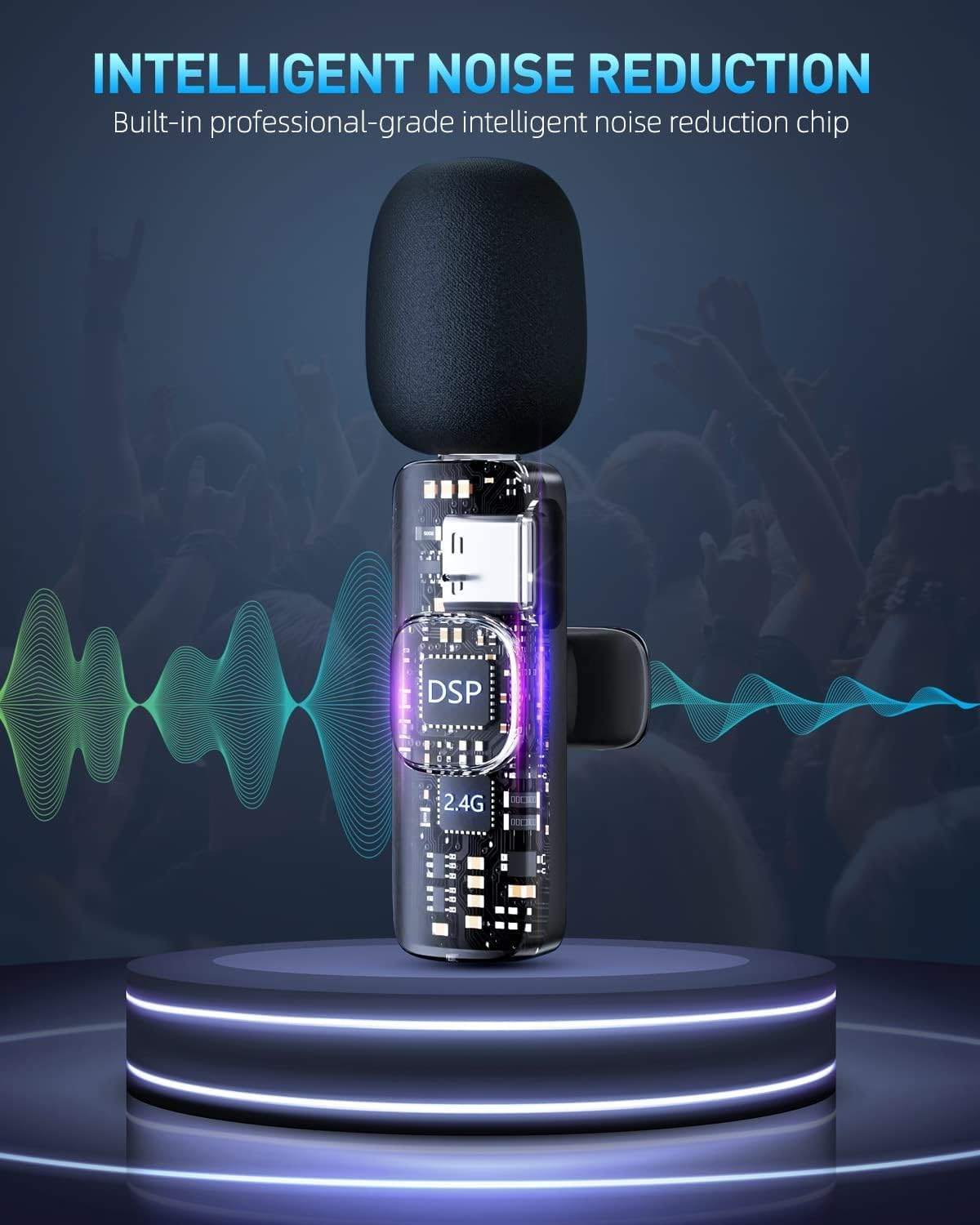 MICRÓFONO INALÁMBRICO USBC ANDROID