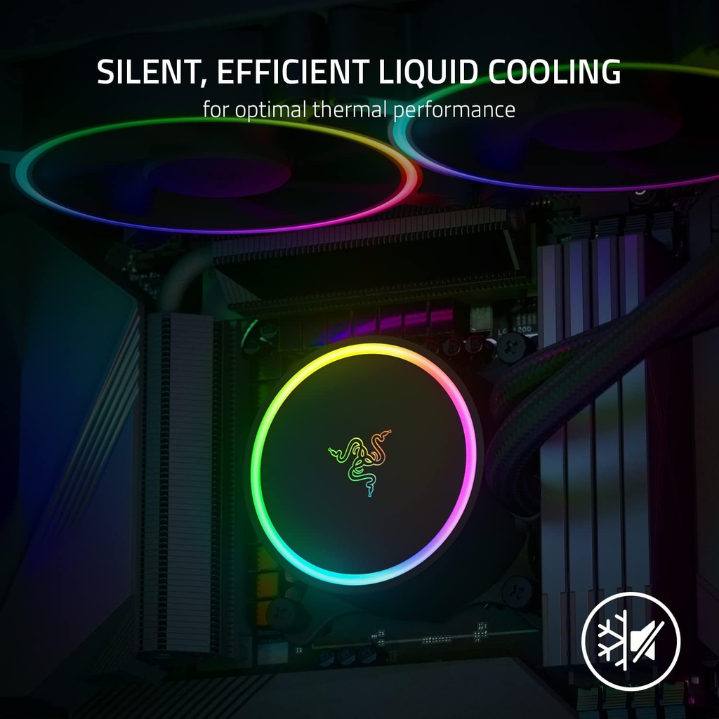 Razer Hanbo AIO – Refrigeración Líquida Silenciosa con Ventiladores aRGB Chroma y Control PWM