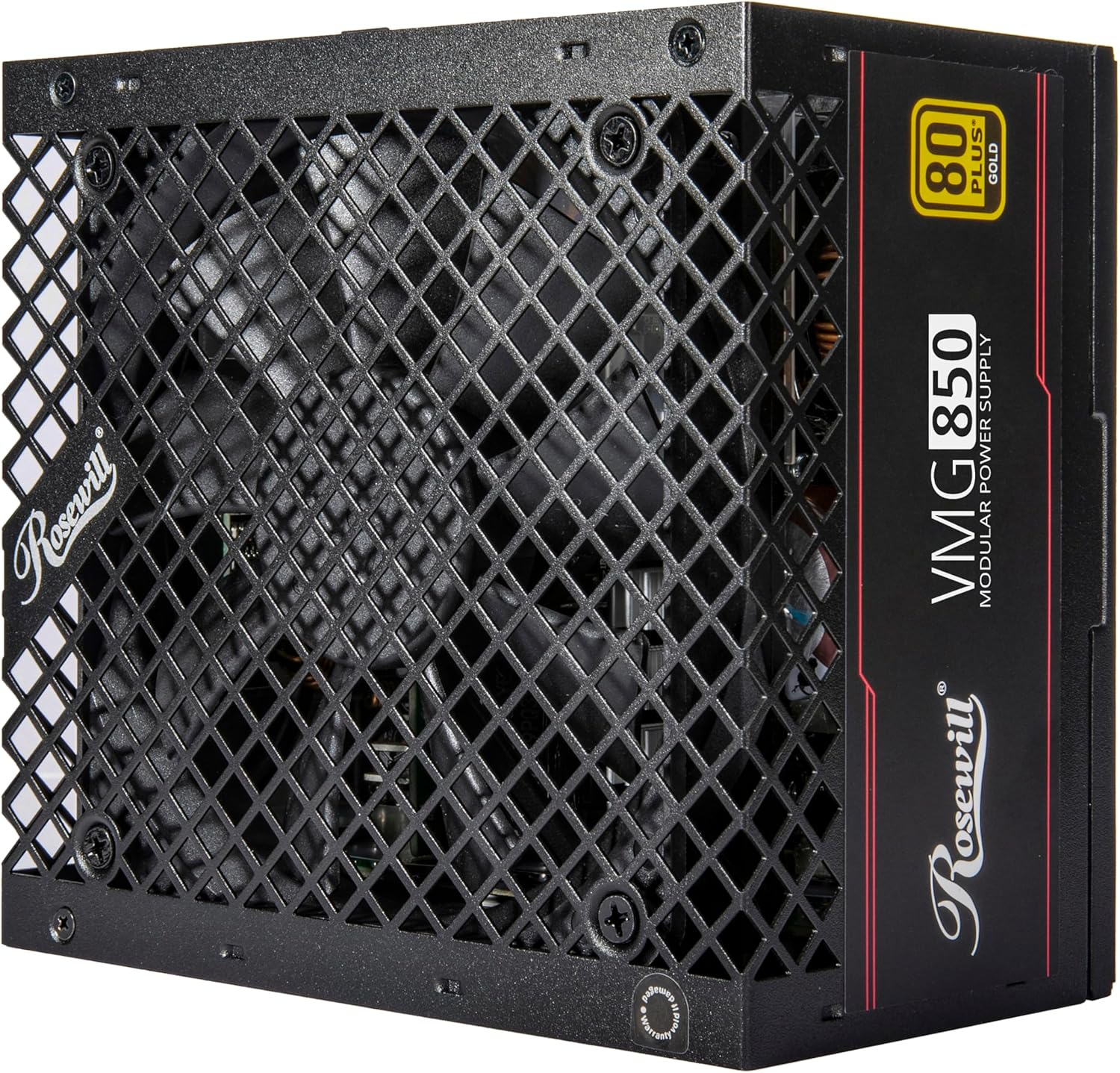Rosewill VMG 850W 80+ Gold, ATX 3.0 y 3.1, completamente modular de bajo ruido, Conector PCIe 5.1 12V-2x6,