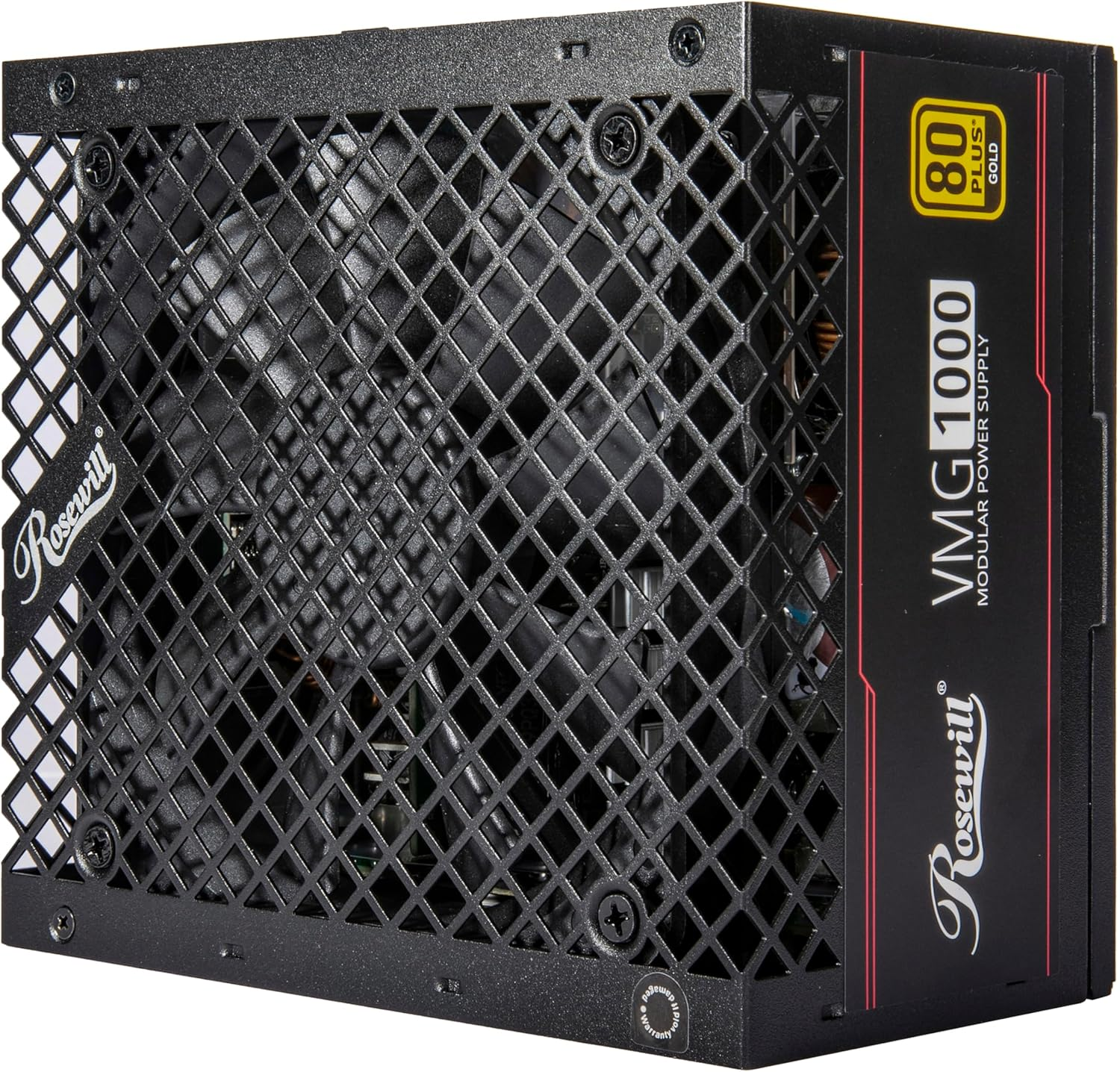 Rosewill VMG 1000W 80+ Gold, ATX 3.0 y 3.1, completamente modular de bajo ruido, Conector PCIe 5.1 12V-2x6,